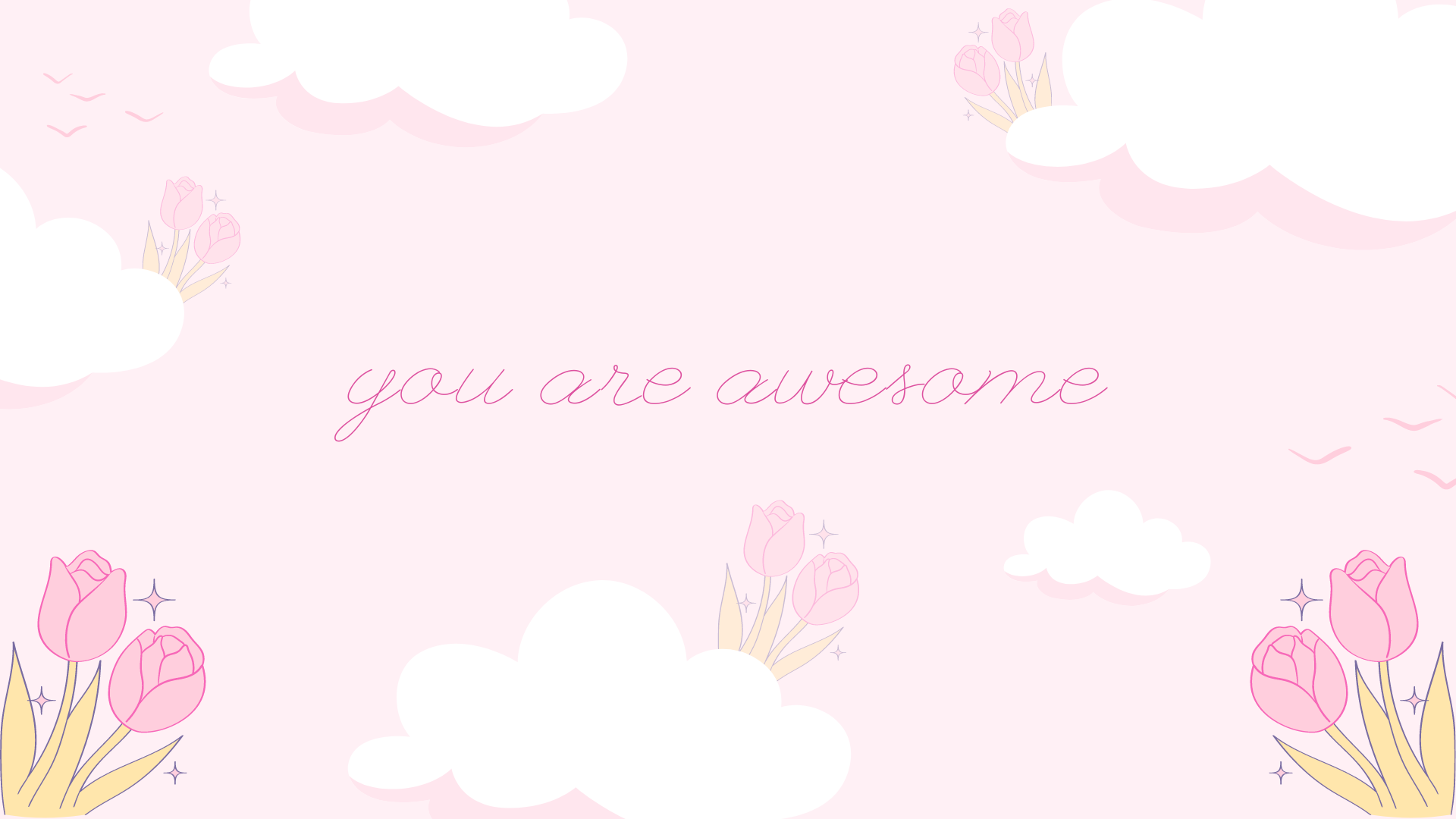 Pastel Pink Cute Quote Desktop Wallpaper Anime Wallpapers